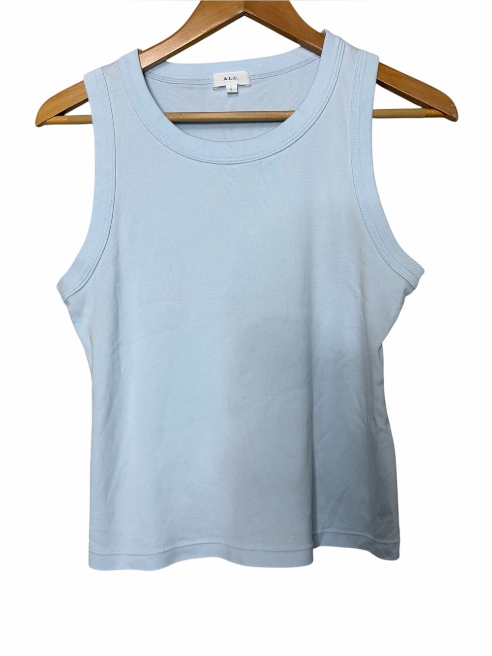 ALC Blue Ribbed Tank Top